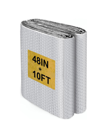 Rollo de Aislamiento Reflectante Losrik 1.22m x 3.05m Plata Rollo de Aislamiento Reflectante Losrik 1.22m x 3.05m Plata