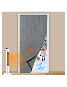 Cortina Aislante Térmica augblinds 89x208 cm Gris