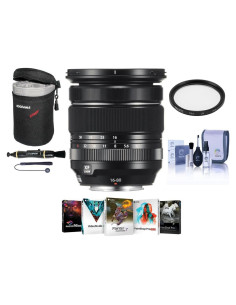 Lente Fujifilm XF 16-80mm f/4.0 R OIS WR con Filtro UV y Accesorios
