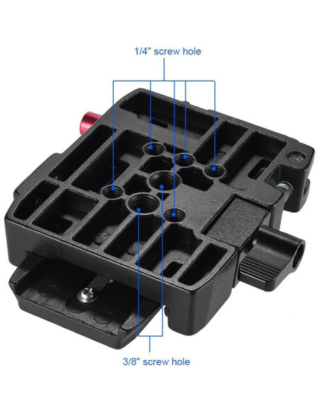 Placa de liberación rápida Andoer para trípode Manfrotto 501 Placa de liberación rápida Andoer para trípode Manfrotto 501