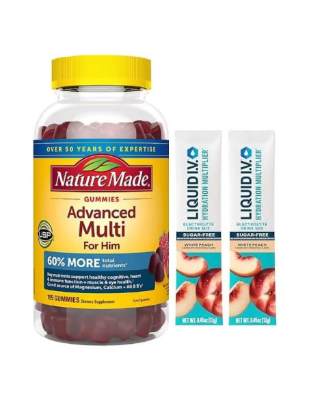 Nature Made Gomas Multivitamínicas para Hombres 195 CT con Magnesio y Calcio
