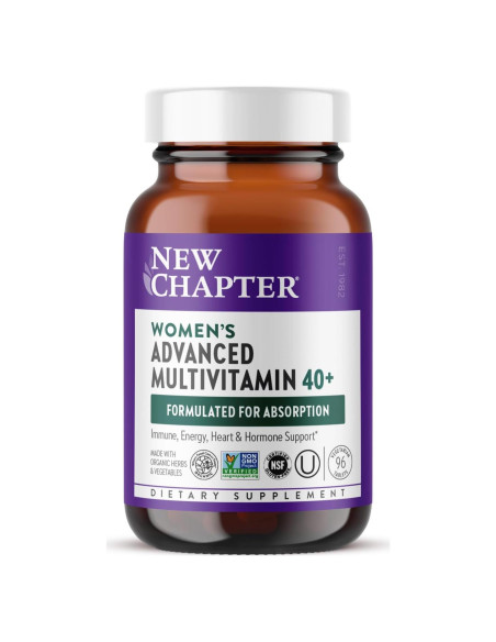 Multivitamínico Avanzado para Mujeres 40+ New Chapter 90 tabletas
