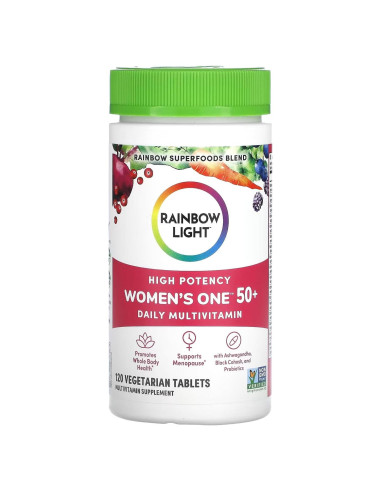 Multivitamina para Mujeres Rainbow Light 50+ 120 Contenedores