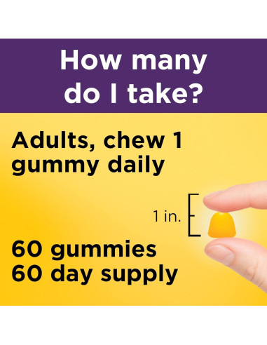 Gomitas de Colágeno Nature Made con Vitamina C y Zinc, 60 Unidades