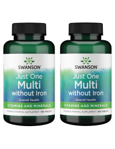 Fórmula Multivitamínica Swanson Century Sin Hierro 130 Tabletas