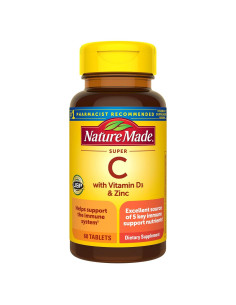 Nature Made Super C con Vitamina D3 y Zinc 60 Tabletas