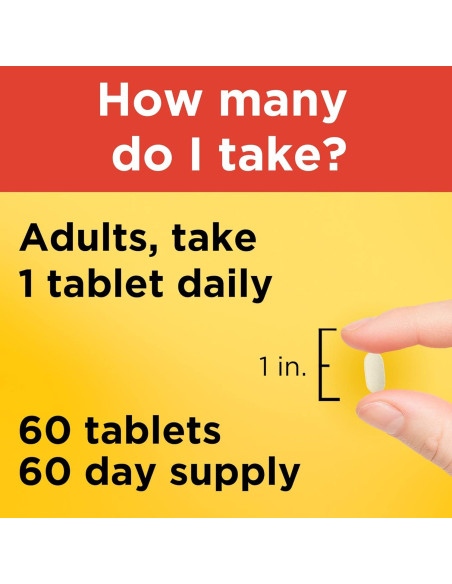 Nature Made Super C con Vitamina D3 y Zinc 60 Tabletas