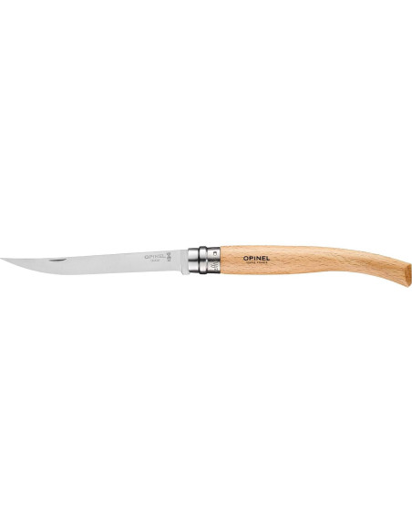 Cuchillo de Filete Plegable Opinel Effilé No. 12 Madera de Haya