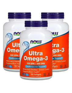 Suplemento Omega-3 Now Foods 180 Softgels 1.05kg