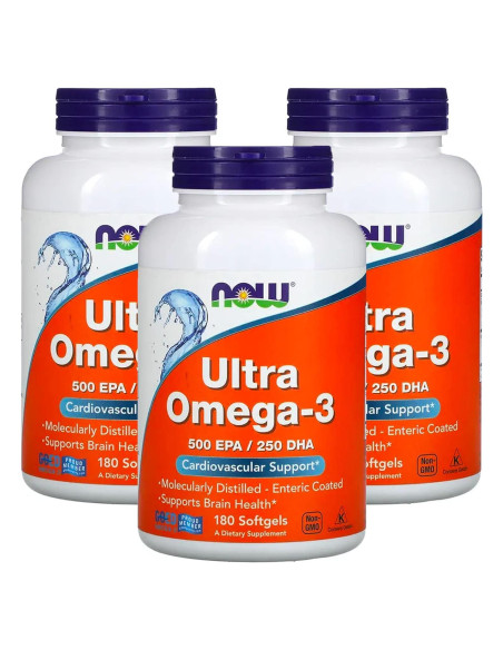 Suplemento Omega-3 Now Foods 180 Softgels 1.05kg