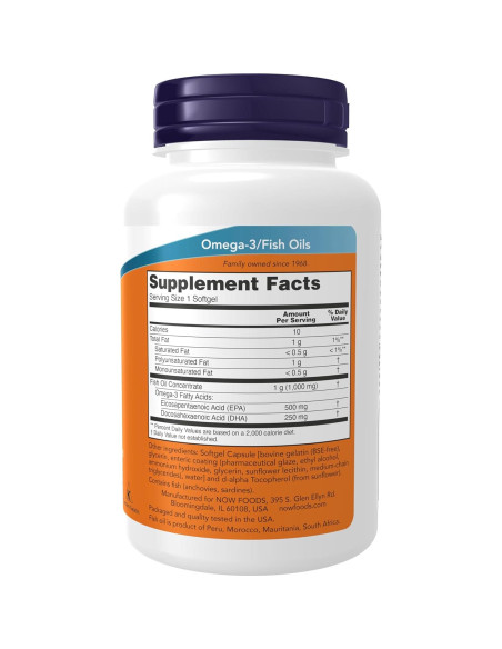 NOW Foods Ultra Omega-3 90 Gelatinas Blandas Recubiertas