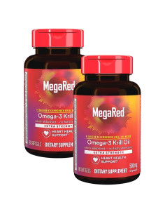 Suplemento Aceite de Krill MegaRed 500mg Omega-3 80 Cápsulas