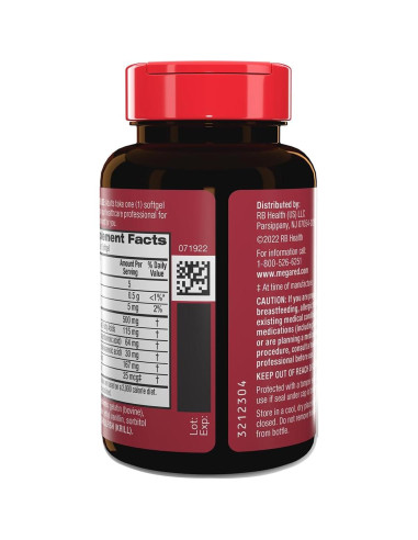Suplemento Aceite de Krill MegaRed 500mg Omega-3 80 Cápsulas