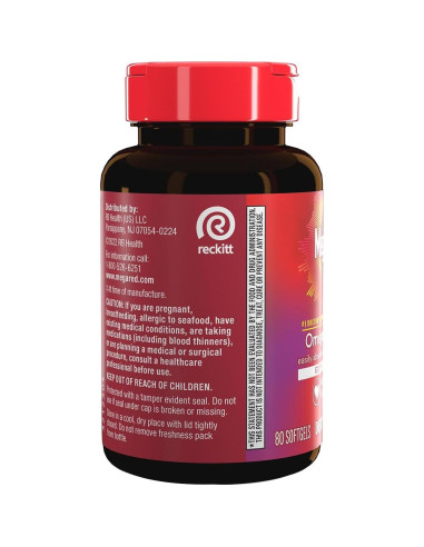 Suplemento Aceite de Krill MegaRed 500mg Omega-3 80 Cápsulas
