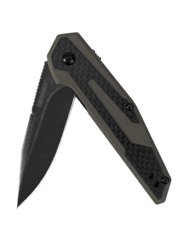 Cuchillo de bolsillo Kershaw Fraxion, hoja 6.99 cm, G10 tan