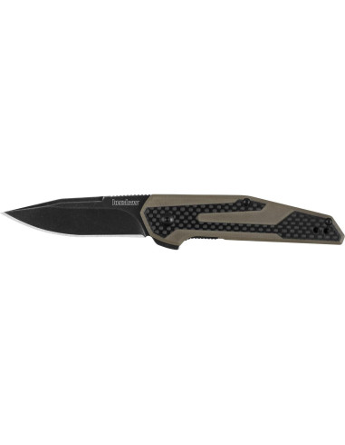 Cuchillo de bolsillo Kershaw Fraxion, hoja 6.99 cm, G10 tan