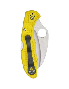 Cuchillo Spyderco Tasman Salt 2 Hoja H-1 7.62 cm Amarillo 2