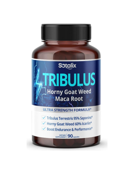 Suplemento Tribulus Terrestris Sotalix 800mg 90 Cápsulas