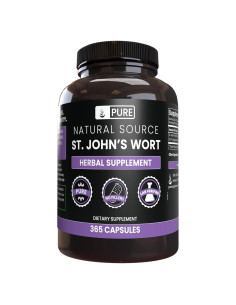 Cápsulas de Hierba de San Juan 365 Unidades Ingredientes Puros