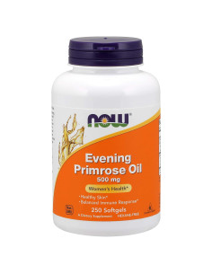 Aceite de Onagra 250 Gelatinas Blandas NOW Foods