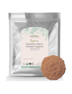 Polvo de Bayas de Espino Orgánico Starwest Botanicals 453g