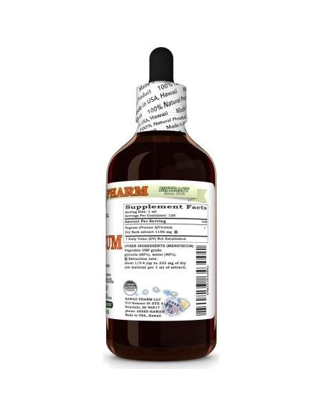 Extracto de Pygeum Hawaii Pharm 118.29 ml Natural Vegano