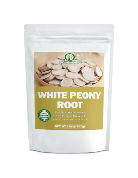 Rodajas de Raíz de Peonía Blanca Premium HOLFLYING 113g