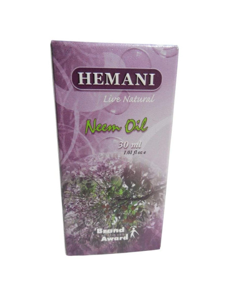 Aceite de Neem Hemani 30ml 100% Puro para Piel y Cabello