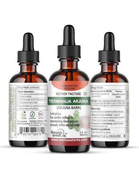 Tintura Madre Homeopática Corteza de Arjuna 59 ml - Heavenly Herbals