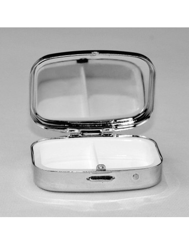 Estuche Metálico para Pastillas 2 Compartimentos RTYHRTHJTFRJRTJH