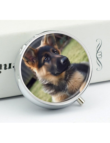 Caja de Pastillas Portátil TKJMCSW 3 Compartimentos 5x5 cm