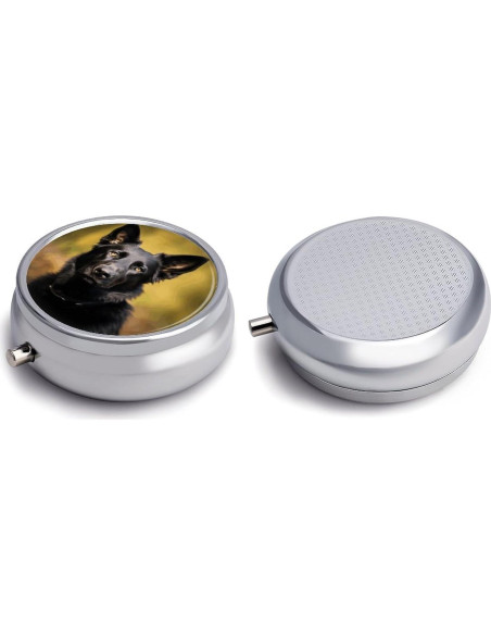 Caja de Pastillas Portátil JTKBNVM 3 Compartimentos 5cm