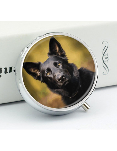 Caja de Pastillas Portátil JTKBNVM 3 Compartimentos 5cm