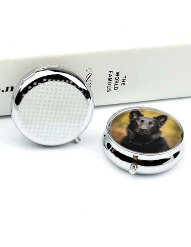 Caja de Pastillas Portátil JTKBNVM 3 Compartimentos 5cm