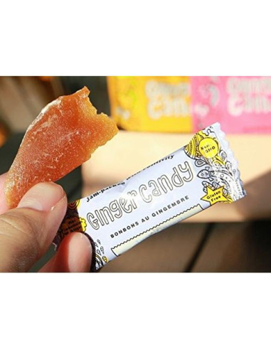 Caramelo Masticable de Jengibre Gem Gem Sabor Mango 184g