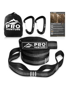 Cintas de hamaca Pro Venture 8ft con 2 mosquetones 1200lbs