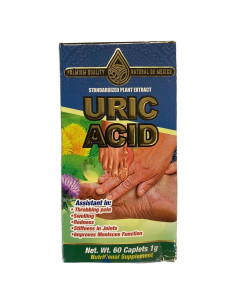 Suplemento Natural de Ácido Úrico 60 Cápsulas - Natural de México