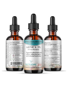 Arnica Montana 3X HPUS 59.15 ml - Medicina Homeopática Nutracare