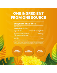 Té de raíz de diente de león orgánico Cederberg 100 bolsas 2