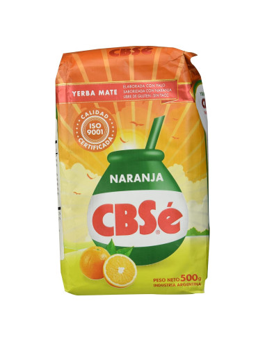 Yerba Mate CBSe Sabor Naranja 500g - Beneficios para la Salud