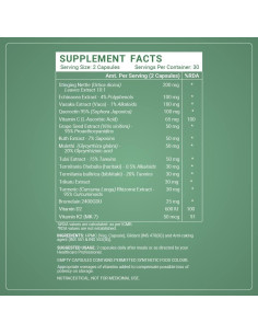 Suplemento Desintoxicante Pulmonar INLIFE - 60 Cápsulas Naturales 2