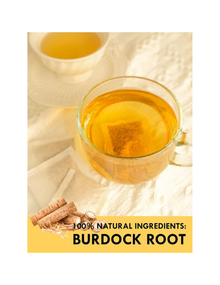 Té de Raíz de Bardana TeeLux - 50 Bolsitas Premium Sin Cafeína Té de Raíz de Bardana TeeLux - 50 Bolsitas Premium Sin Cafeína
