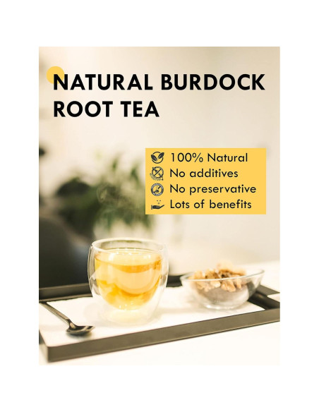 Té de Raíz de Bardana TeeLux - 50 Bolsitas Premium Sin Cafeína Té de Raíz de Bardana TeeLux - 50 Bolsitas Premium Sin Cafeína