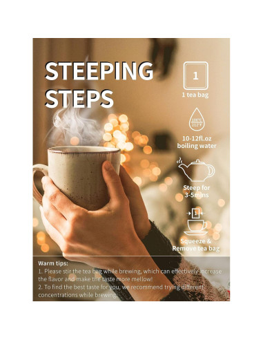 Té de Raíz de Bardana TeeLux - 50 Bolsitas Premium Sin Cafeína