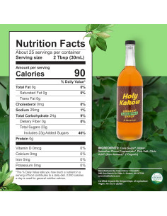 Sirope de Sassafras Orgánico Holy Kakow - 750 ml Sin OGM 2