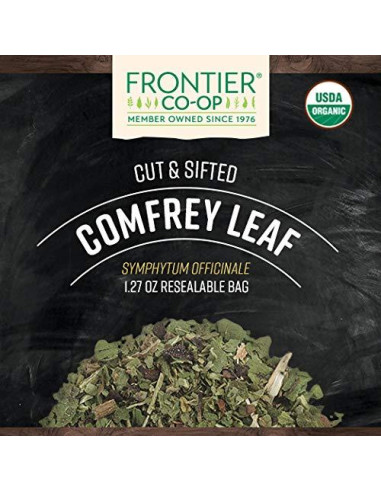 Hoja de Consuelda Orgánica Frontier Co-op 36g - No Comestible