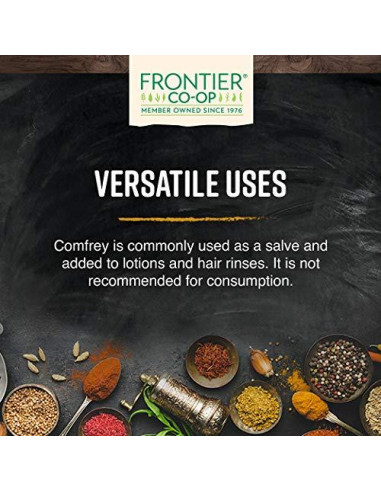 Hoja de Consuelda Orgánica Frontier Co-op 36g - No Comestible