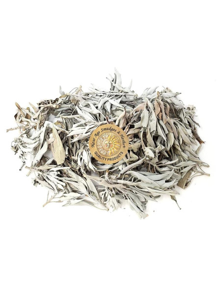 Hojas de Salvia Blanca Orgánica 453g New Age Smudges