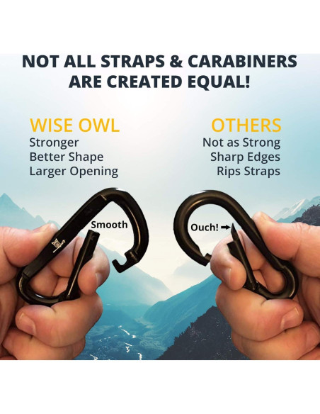 Cuerdas para Hamacas Wise Owl Outfitters 3m - Kit de Colgado