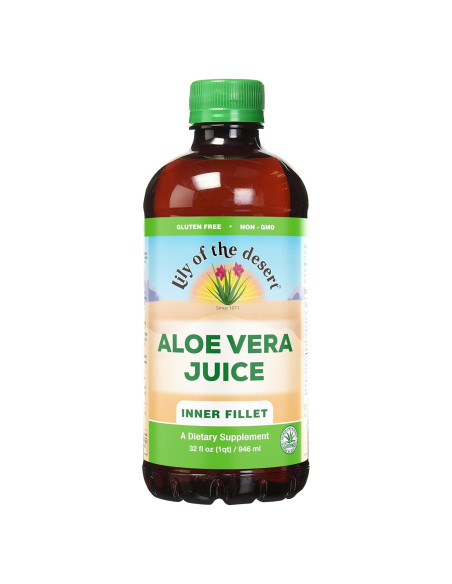 Jugo de Aloe Vera Orgánico Lirio del Desierto 946 ml - Salud Intestinal